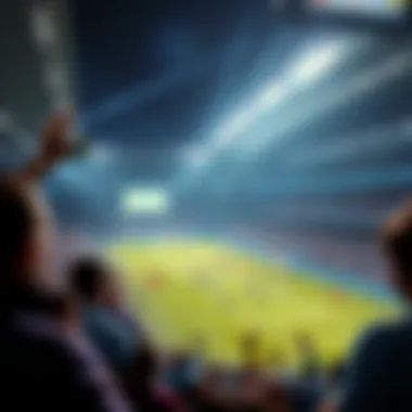 Manchester City football match atmosphere