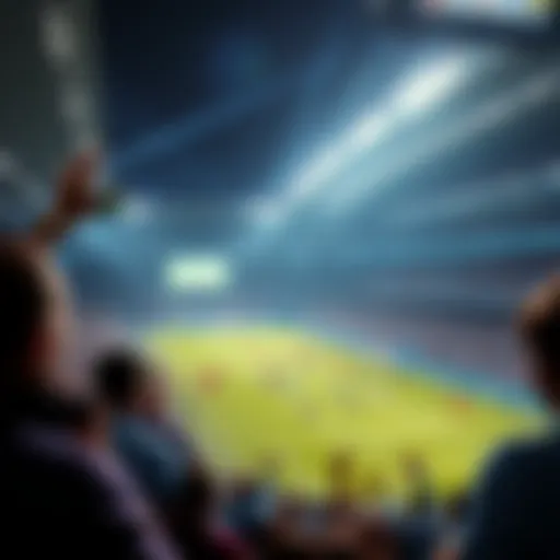 Manchester City football match atmosphere