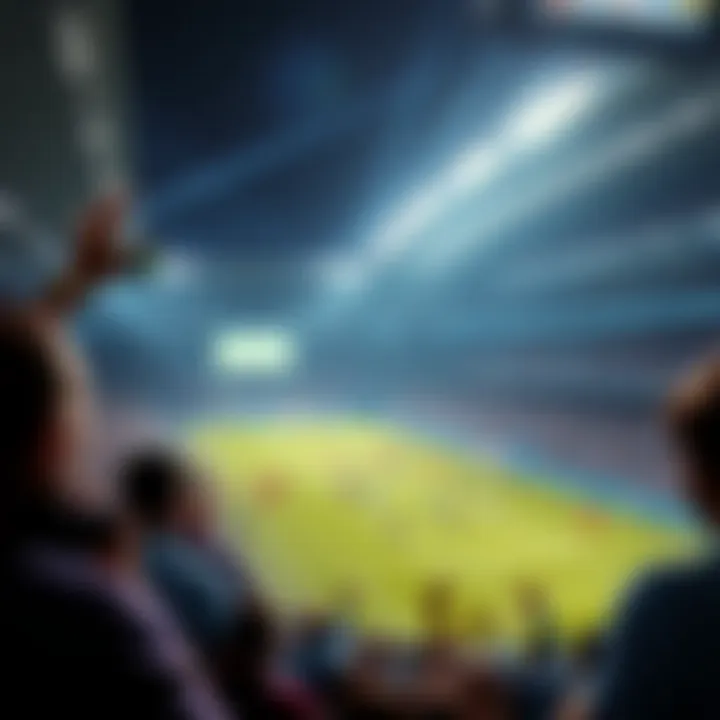 Manchester City football match atmosphere