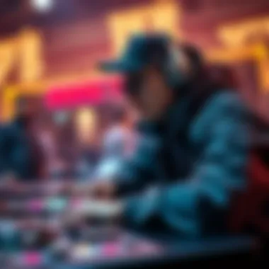 Cultural Impact of DJ Poker in Betting A cultural representation of DJ poker's impact on the betting landscape