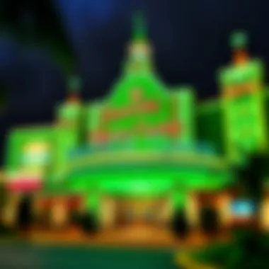 Emerald Queen Casino Architecture Exterior view of Emerald Queen Casino showcasing its vibrant architecture