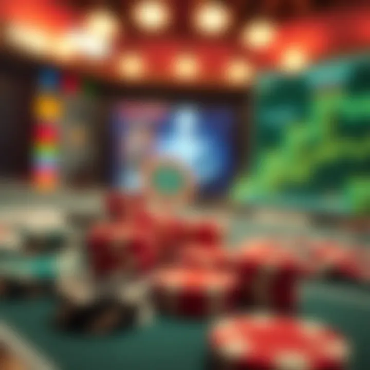 Regulatory Frameworks in Mining and Gambling An abstract visualization symbolizing the regulatory frameworks in both industries