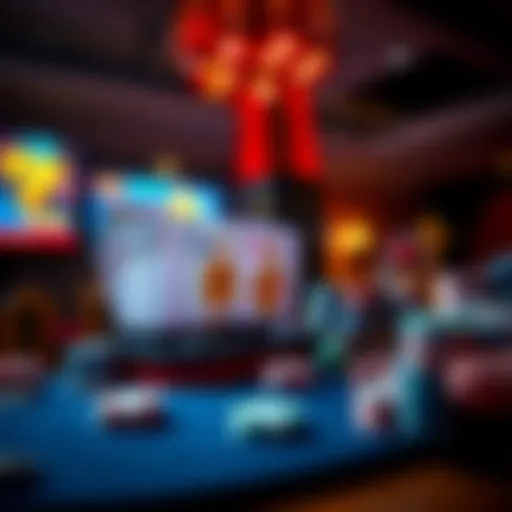 Visual representation of online casino platforms