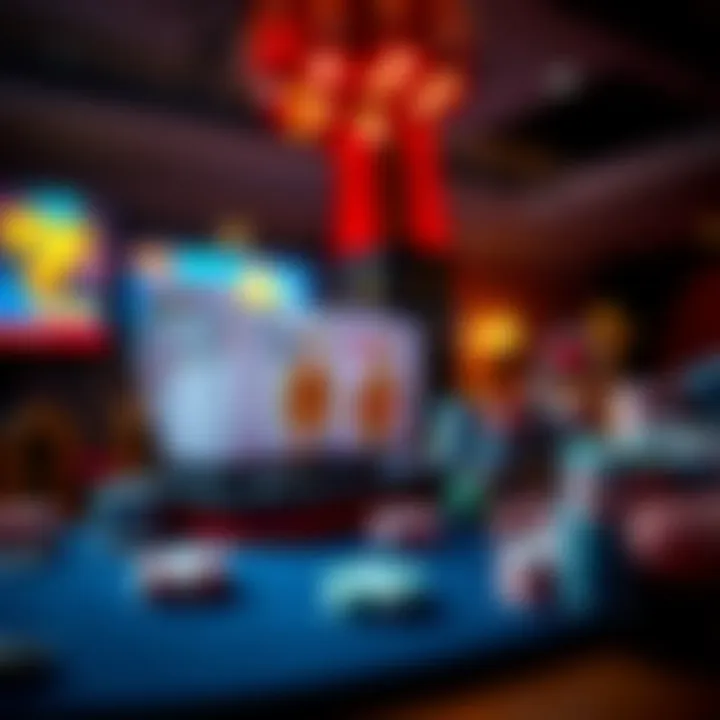 Visual representation of online casino platforms