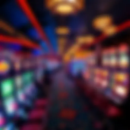 The vibrant gaming floor of Ameristar East, showcasing a variety of slot machines and table games.