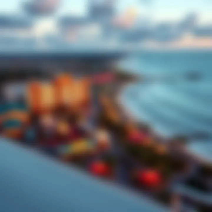 A scenic view of a casino resort along the North Carolina coastline.