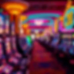 Vibrant atmosphere of a Florida casino floor