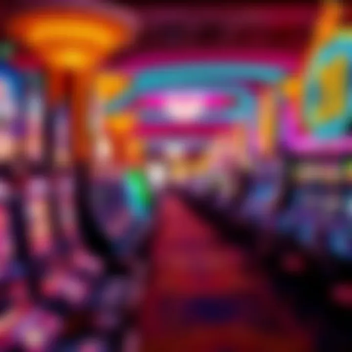 Vibrant atmosphere of a Florida casino floor
