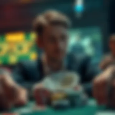 Visual representation of psychological factors in poker