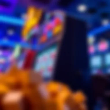 Vibrant live slot machine in action