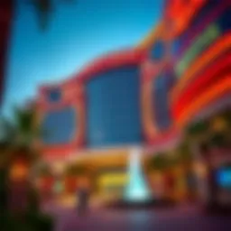 Exterior view of Rock Casino showcasing its unique architecture