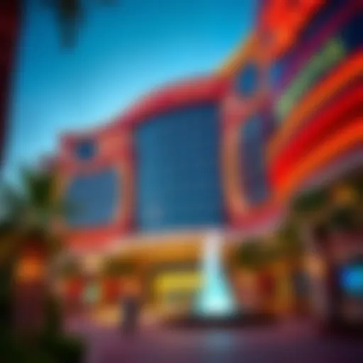 Exterior view of Rock Casino showcasing its unique architecture