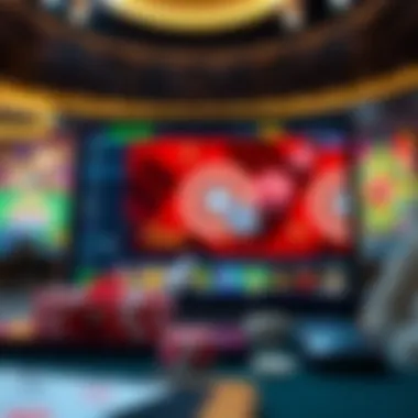 Luxurious online casino interface showcasing various games.