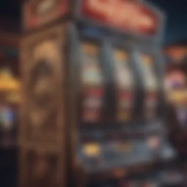 A collection of different Vegas style slot machine game themes