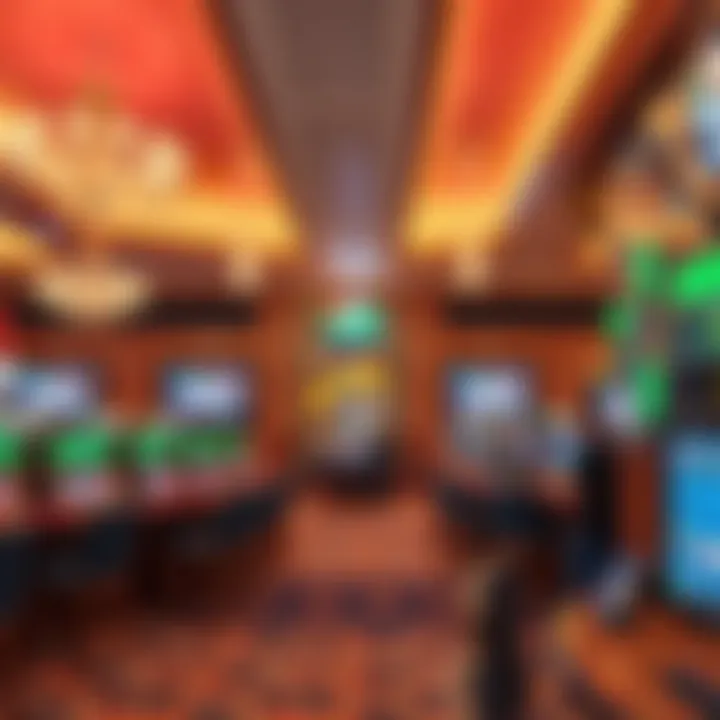 Luxurious interior of Wynn Sportsbook