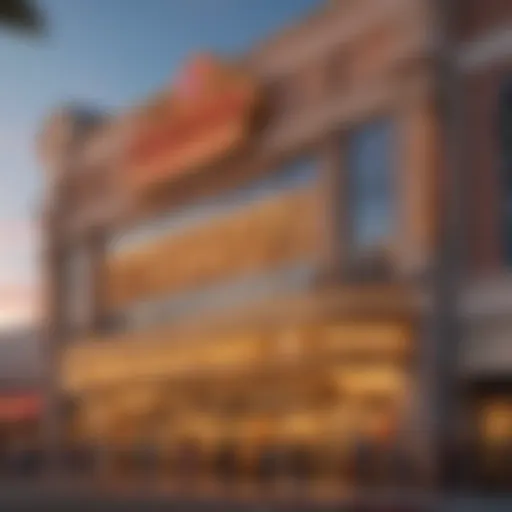 Exterior view of the Golden Nugget AC Sportsbook showcasing its vibrant signage