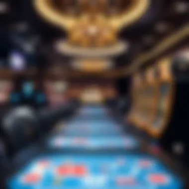 Responsible Gaming Environment A serene setting for responsible gaming practices at a casino