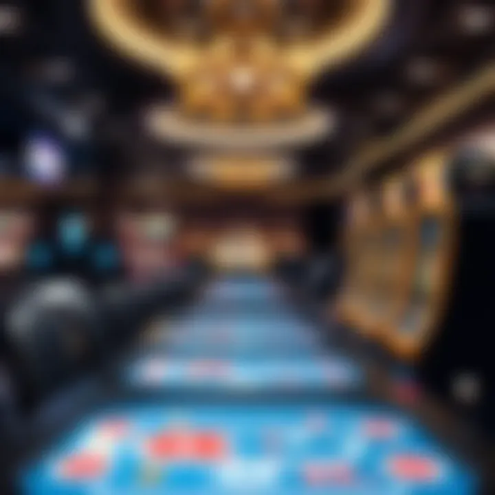 Responsible Gaming Environment A serene setting for responsible gaming practices at a casino