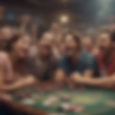 A group of friends celebrating a win at the sportsbook.