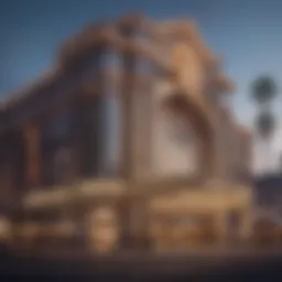 Exterior view of Horseshoe Casino Phoenix showcasing its modern architecture