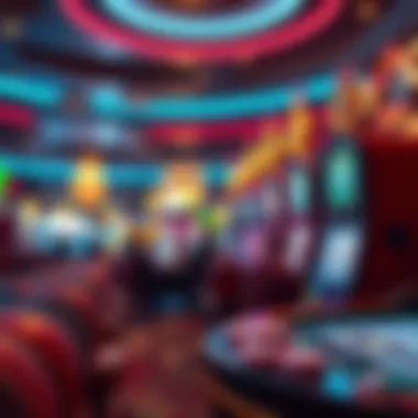 Casino atmosphere highlighting responsible gaming