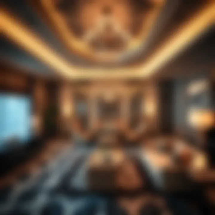 Luxurious interior of a Mandalay Bay suite showcasing elegance and comfort