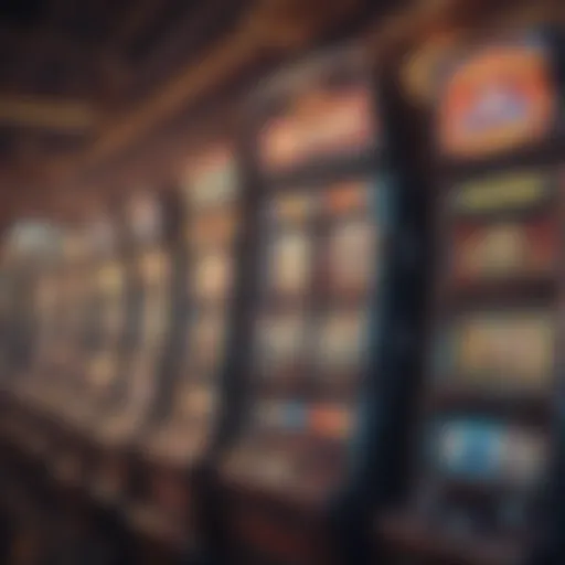 A vibrant display of Muckleshoot Casino slot machines featuring various themes