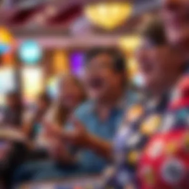 Engaging Bingo Session at Mystic Lake Excited players engaging in a lively bingo session