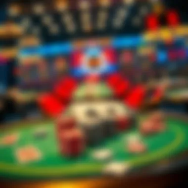 A diverse selection of poker tables and game varieties available