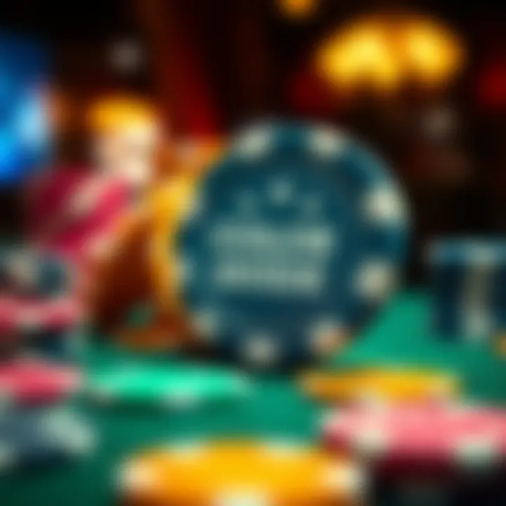 Color guide illustrating the significance of different chip colors in gameplay.