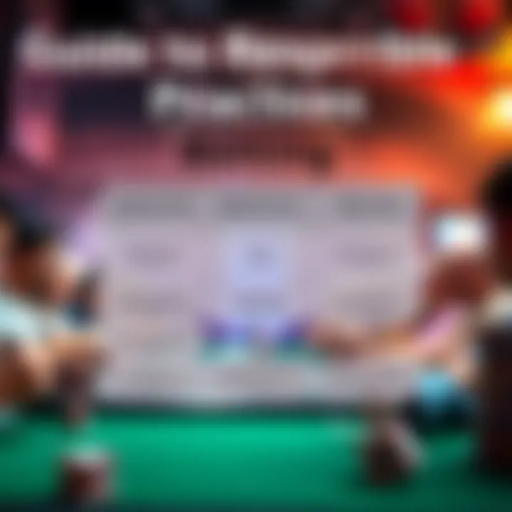 Diagram of responsible betting practices