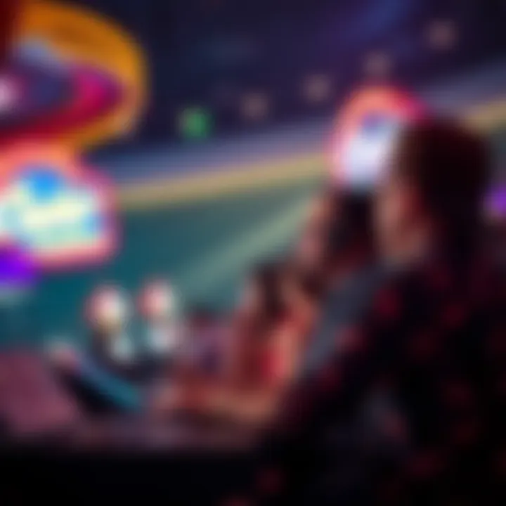 Live entertainment event at the casino