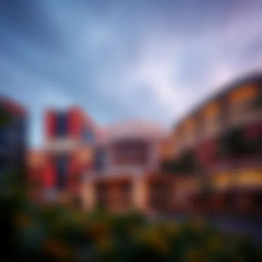 Rivers Casino exterior showcasing modern architecture