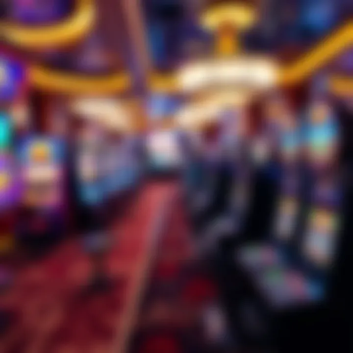 Luxurious Gaming Experience at Seminole Casino Luxurious gaming floor filled with slot machines and gaming tables