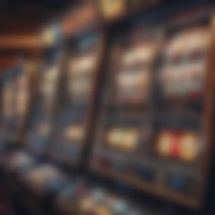 A close-up of popular slot machines available for free play