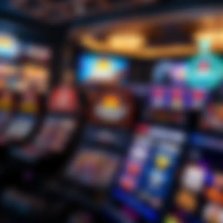 Diverse selection of slot games available at Slots LV