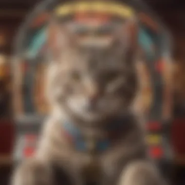 Visual representation of the psychological appeal of kitty slot machines.