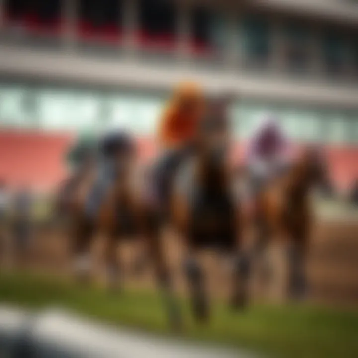 Economic graph highlighting the importance of horse racing in Kentucky