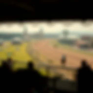 Overview of Kentucky horse racing tracks showcasing their grandeur