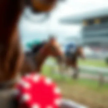 Detailed view of horse racing regulations documentation