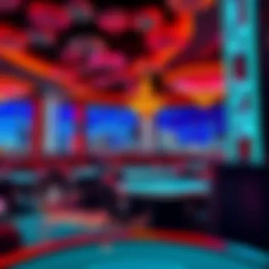 A scenic view of a renowned Las Vegas poker venue