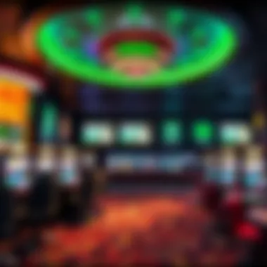 Overview of the high-tech gaming facilities within the poker room