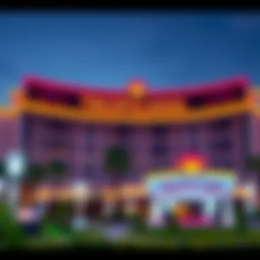 Tropicana Casino Hotel Exterior Exterior view of Tropicana Casino Hotel showcasing its vibrant architecture