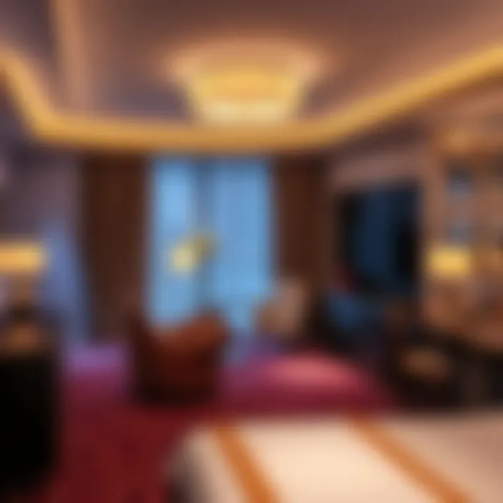 Luxurious Accommodations at Tropicana Luxurious hotel room at Tropicana Casino Hotel with elegant decor