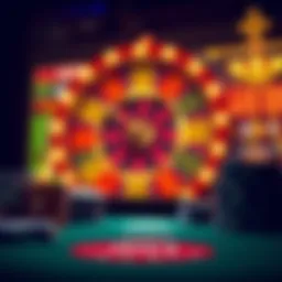 Conceptual illustration of free spins in online casinos