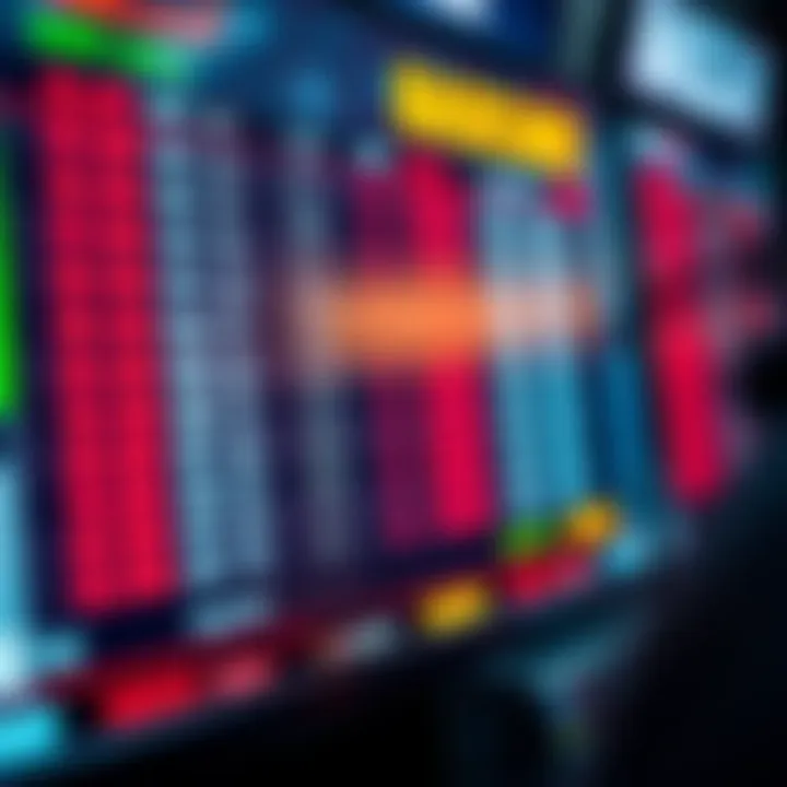 Close-up of NASCAR betting odds on a screen