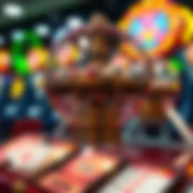 Visual representation of prize distribution process