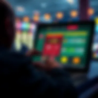 Online lottery ticket purchasing interface