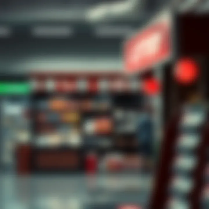 Traditional lottery ticket sales point